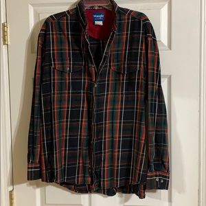 Wrangler long sleeve dress shirt